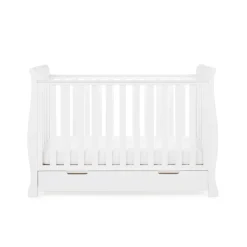 Obaby Stamford Mini Cot Bed - WHITE