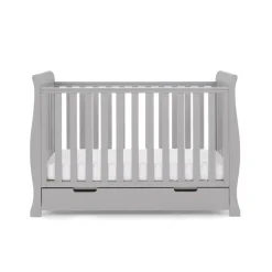 Obaby Stamford Mini Cot Bed - WARM GREY