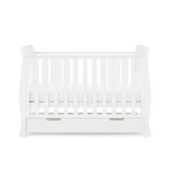 Obaby Stamford Mini Cot Bed - WHITE
