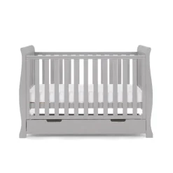 Obaby Stamford Mini Cot Bed - WARM GREY