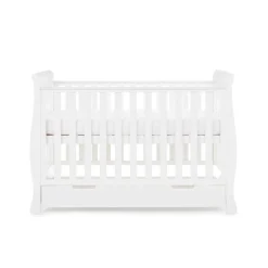 Obaby Stamford Mini Cot Bed - WHITE