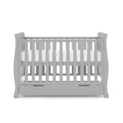 Obaby Stamford Mini Cot Bed - WARM GREY
