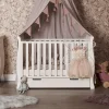 Obaby Stamford Mini Sleigh 5 Piece Room Set - White