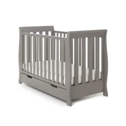 Obaby Stamford Mini Sleigh 5 Piece Room Set  - TAUPE GREY