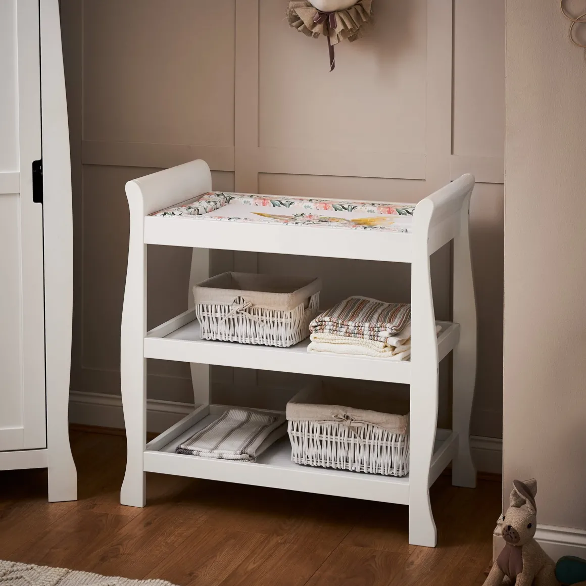 Obaby Stamford Open Changing Unit - WHITE