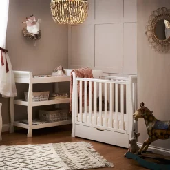 Obaby Stamford Space Saver 2 Piece Room Set - WHITE