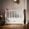 Obaby Stamford Space Saver Cot & Cot Top Changer - WHITE