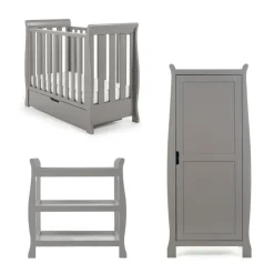 Obaby Stamford Space Saver 3 Piece Room Set - TAUPE GREY