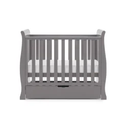 Obaby Stamford Space Saver Cot - TAUPE GREY