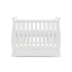 Obaby Stamford Space Saver Cot - WHITE