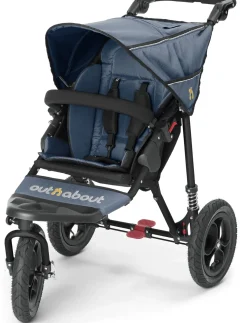 Out n About Nipper V4 Single Pushchair - Navy Blue