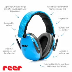 Reer - SilentGuard Kids Capsule Ear Protectors - Blue