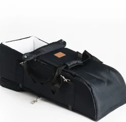 Roma Gemini Carry Cot - Jet Black