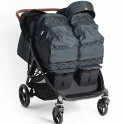 Roma Gemini Carry Cot - Jet Black