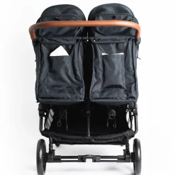 Roma Gemini Double Stroller-Jet Black