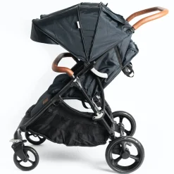 Roma Gemini Double Stroller-Jet Black