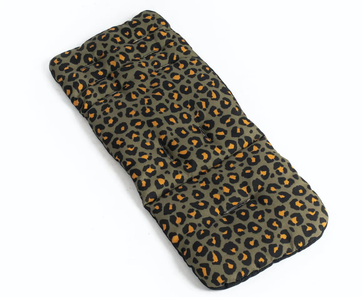 Roma Gemini Double Stroller- Khaki Leopard
