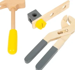 Small Foot -  Wooden Toolbox & Work Bench with 4 tools