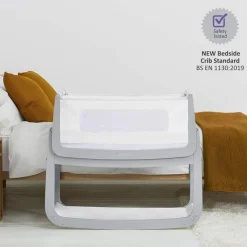 SnuzPod4 Bedside Crib - Dove