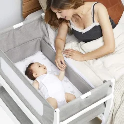 SnuzPod4 Bedside Crib - Dusk