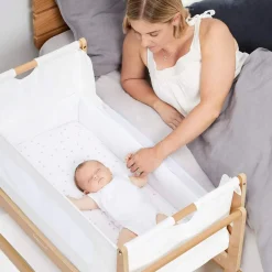 SnuzPod4 Bedside Crib - Natural
