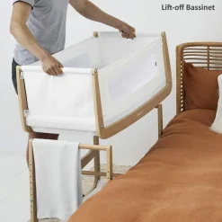 SnuzPod4 Bedside Crib - Natural
