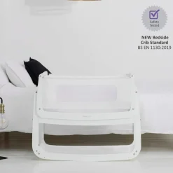 SnuzPod4 Bedside Crib - White