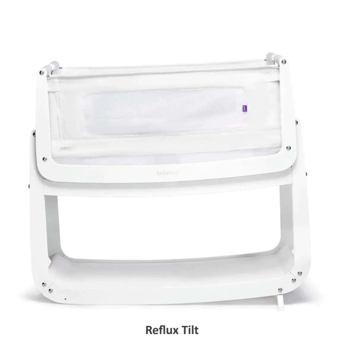 SnuzPod4 Bedside Crib - White