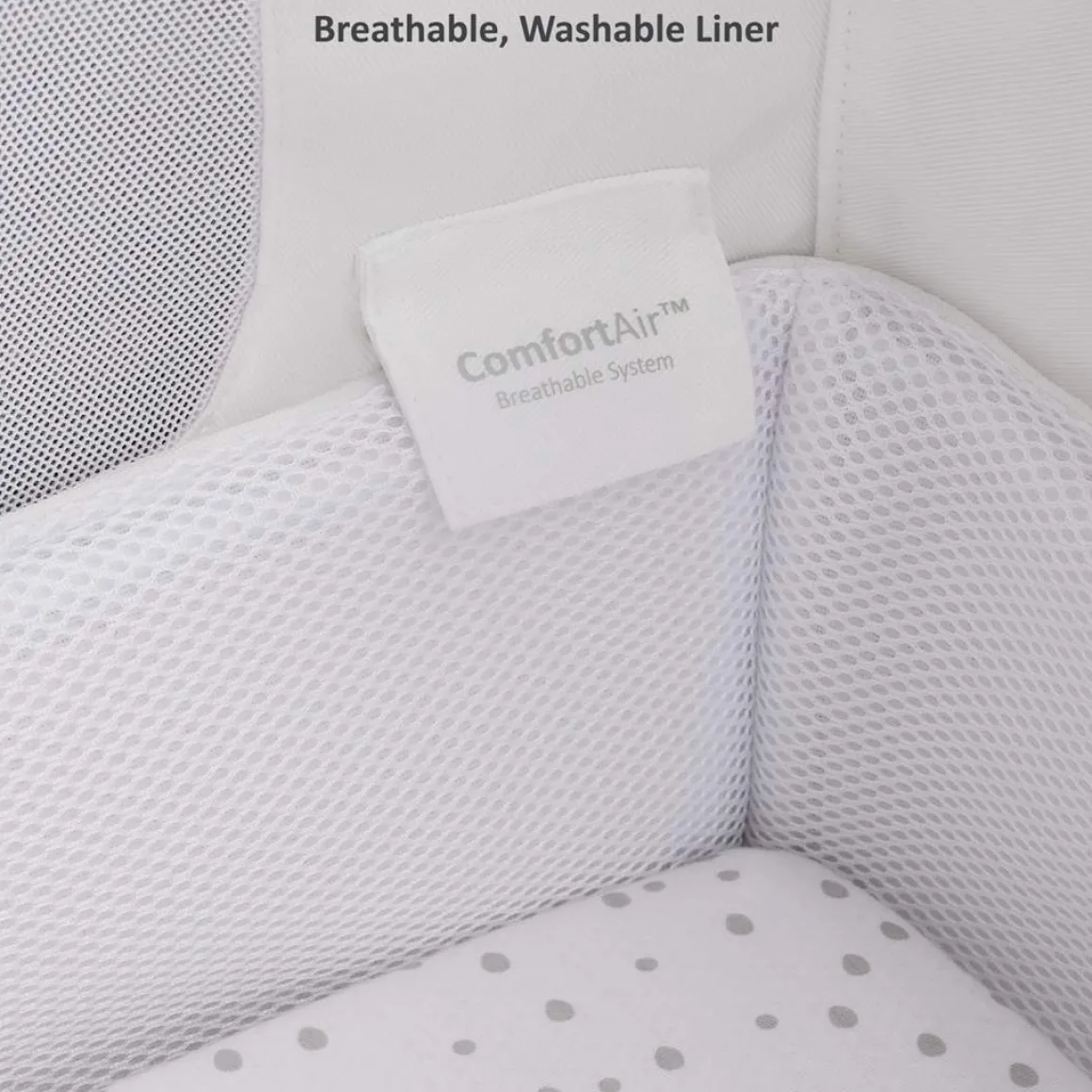 SnuzPod4 Bedside Crib - White