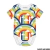 Somewhere Over the Rainbow - Short Sleeve Baby Bodysuit