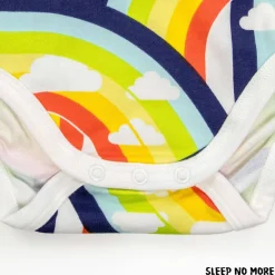 Somewhere Over the Rainbow - Short Sleeve Baby Bodysuit