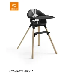 Stokke Clikk Highchair - Black / Natural