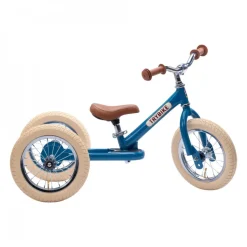 Trybike - Steel 2 In 1 Balance Trike / Bike Vintage Blue