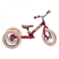 Trybike - Steel 2 In 1 Balance Trike / Bike Vintage Red