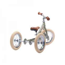 Trybike - Steel 2 In 1 Balance Trike / Bike Vintage Green