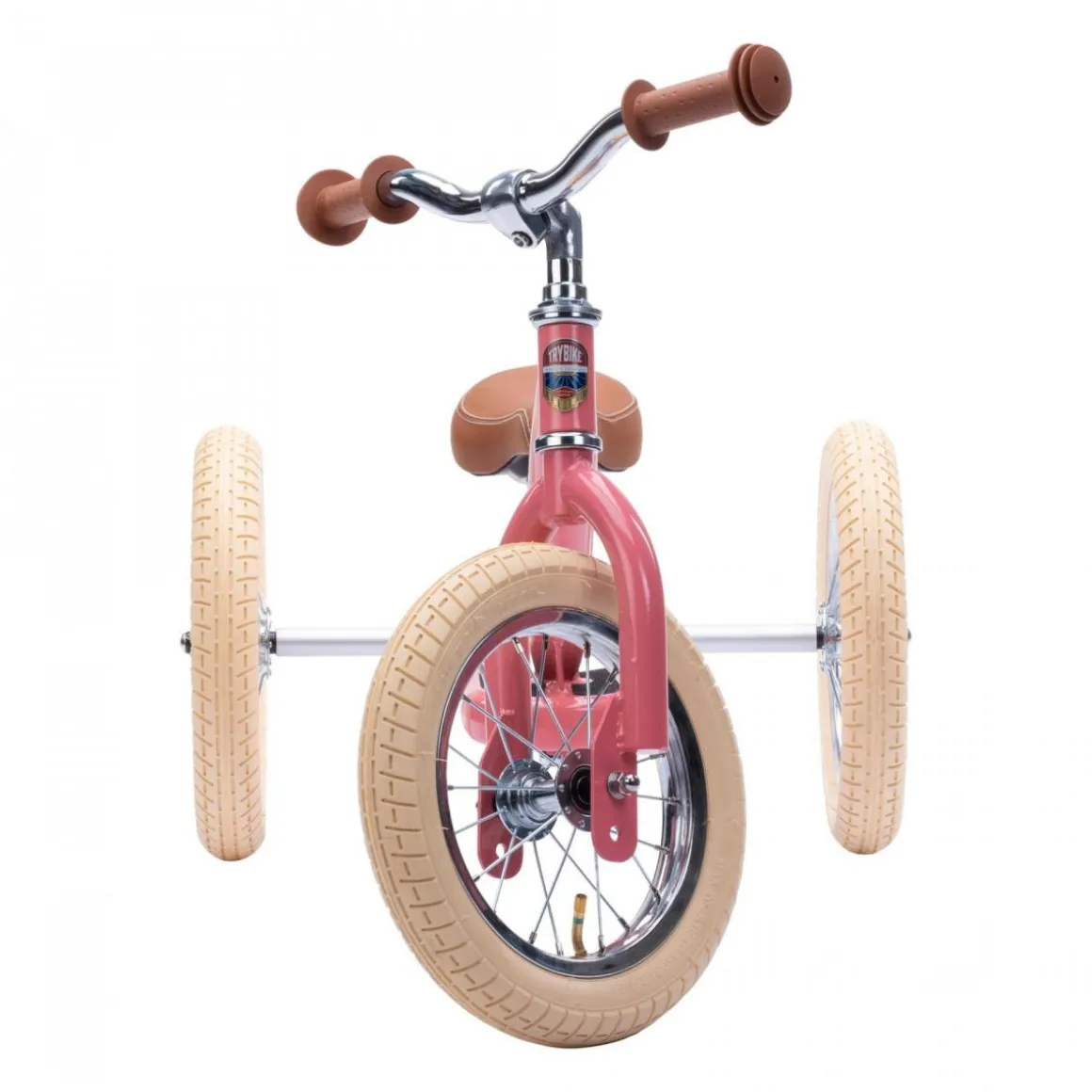 Trybike - Steel 2 In 1 Balance Trike / Bike Vintage Pink