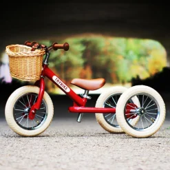 Trybike - Steel 2 In 1 Balance Trike / Bike Vintage Red