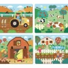 Vilac - 4 Farm Evolution Puzzles
