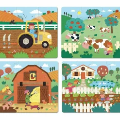 Vilac - 4 Farm Evolution Puzzles