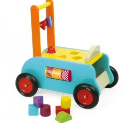 Vilac - 3 In 1 Push Along Trolley