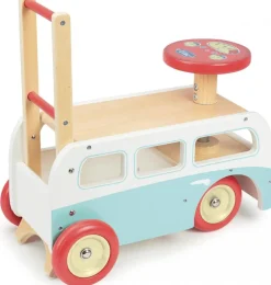 Vilac - 2 In 1 Retro Wooden Camper Van