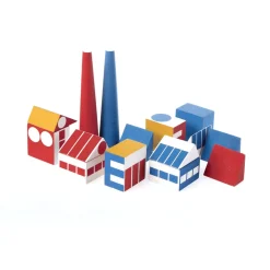 Vilac - Factory Town Blocks
