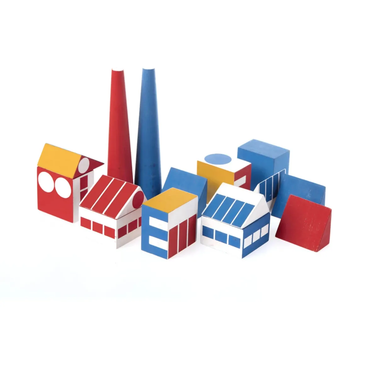 Vilac - Factory Town Blocks