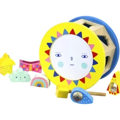 Vilac - Night And Day Shape Sorter