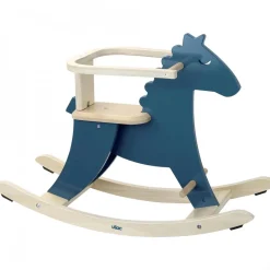 Vilac Hudada - Blue Rocking Horse With Safety Hoop