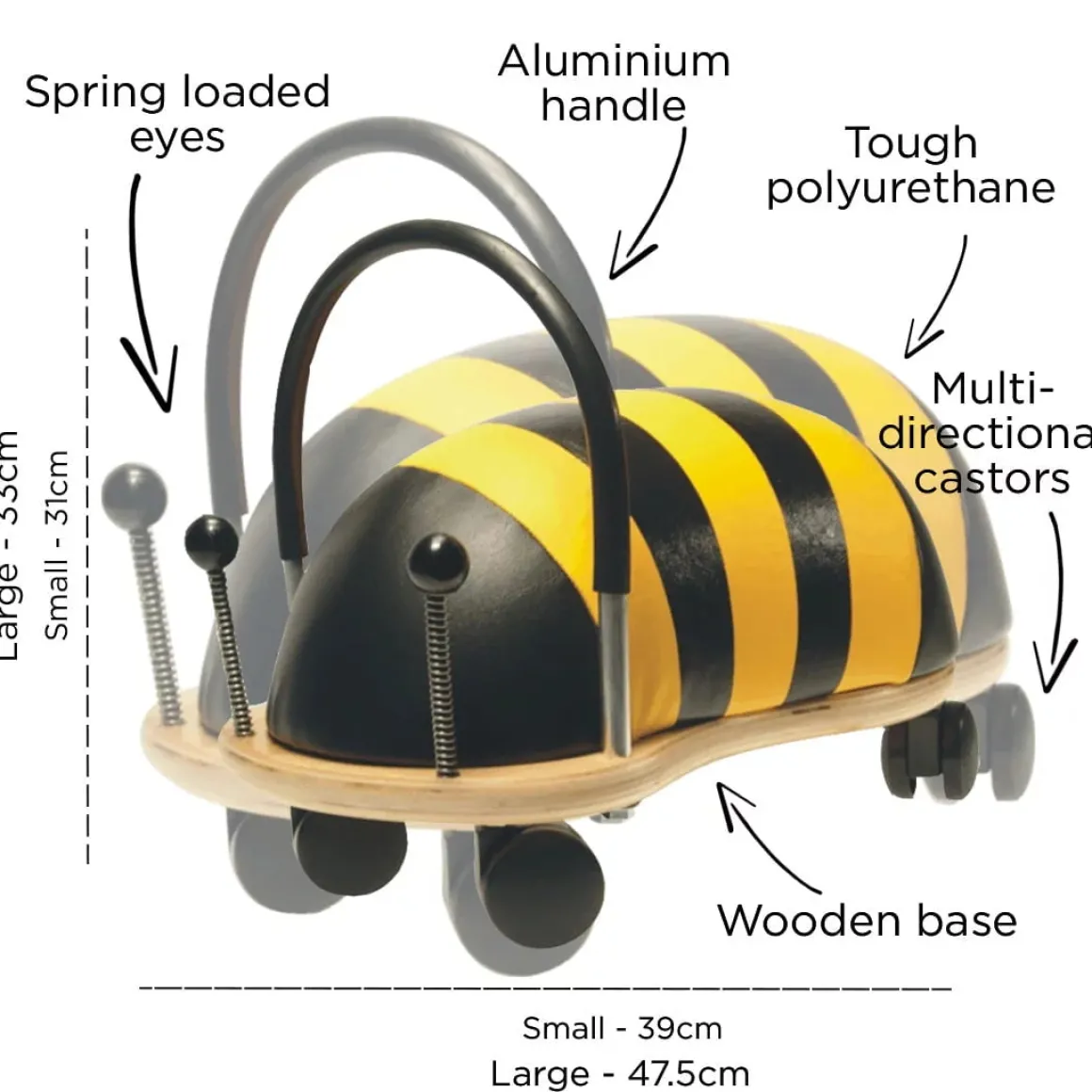 Wheelybug - Ride On Bumble Bee