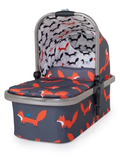 Wow XL Carrycot Charcoal Mister Fox
