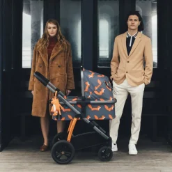 Wow XL Carrycot Charcoal Mister Fox