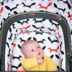 Wow XL Carrycot Charcoal Mister Fox